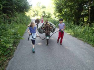 Kunzenhofer Eselwanderung für Kinder ab 9 Jahren im September 2022