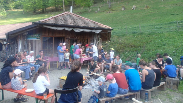 Das gemeinsame Vesper - Höhepunkt am Mittmachtag Das gemeinsame Vesper - Höhepunkt am Mittmachtag