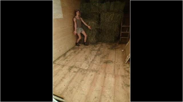 Beim renovieren des Heubodens