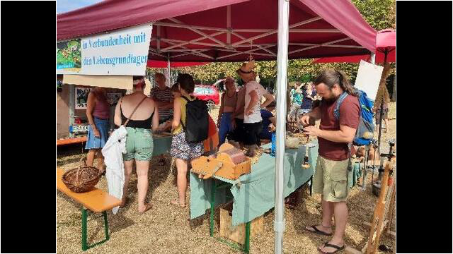 Beim Agrikulturfestival